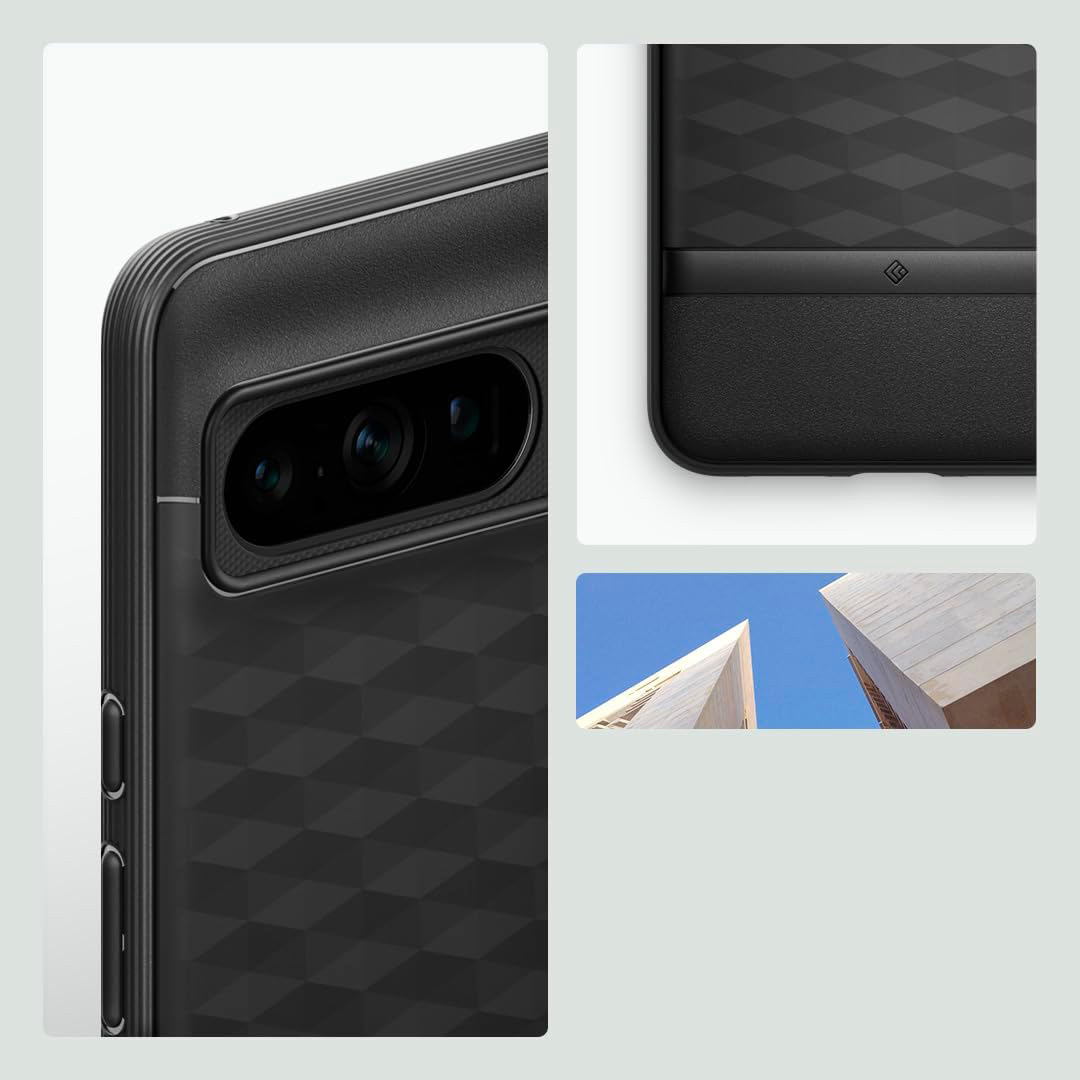 Etui Spigen Caseology Parallax do Pixel 8 Pro, czarne 